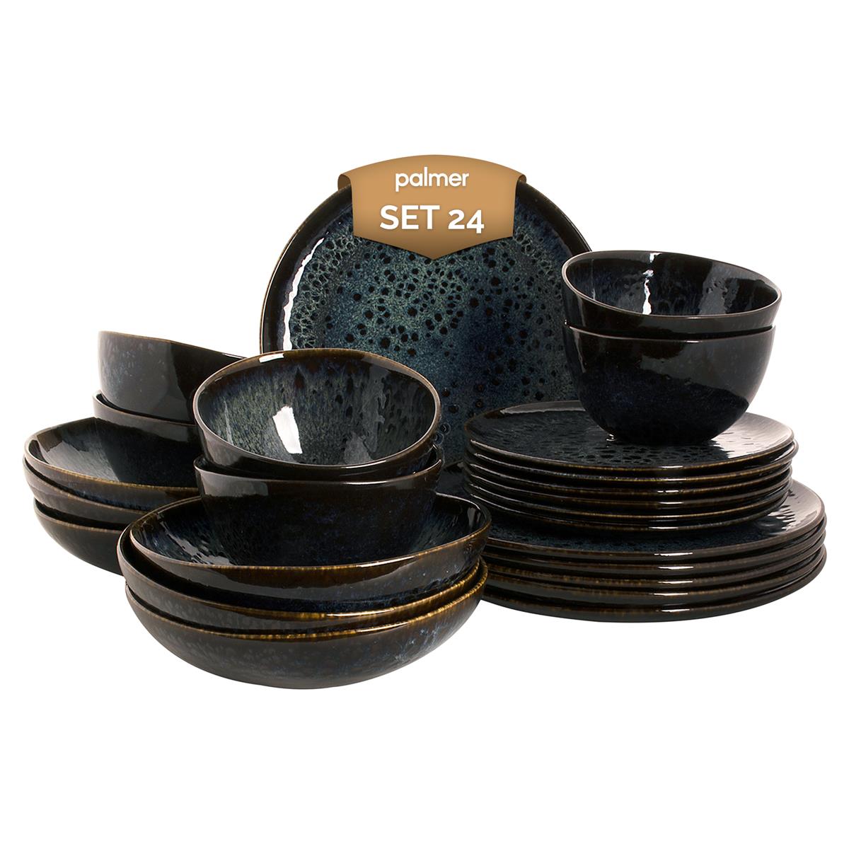 Palmer Serviesset Eccentric Stoneware Persoons Delig Blauw Kopen