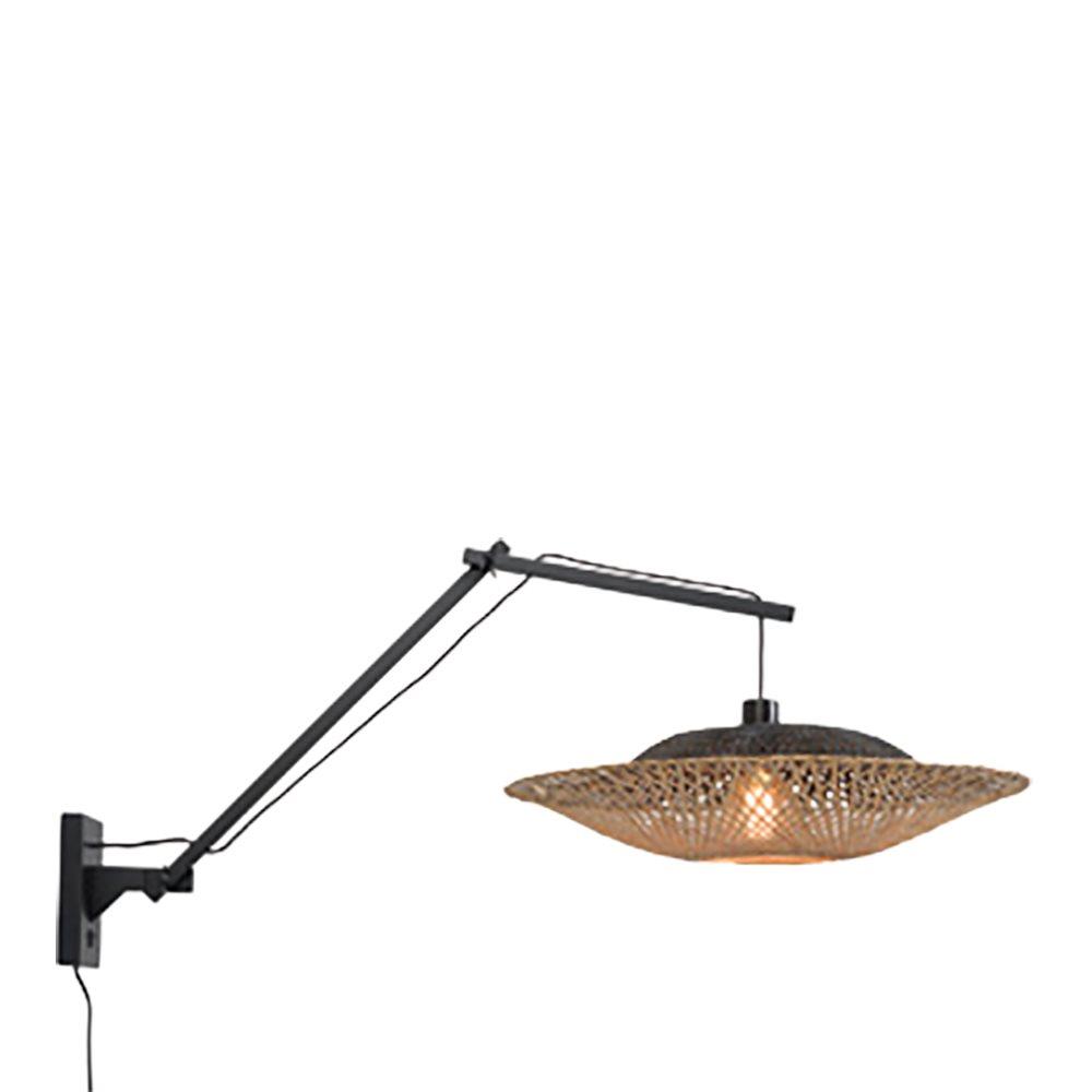 Good Mojo Kalimantan Wandlamp Met Arm Cm Zwart Naturel Kopen