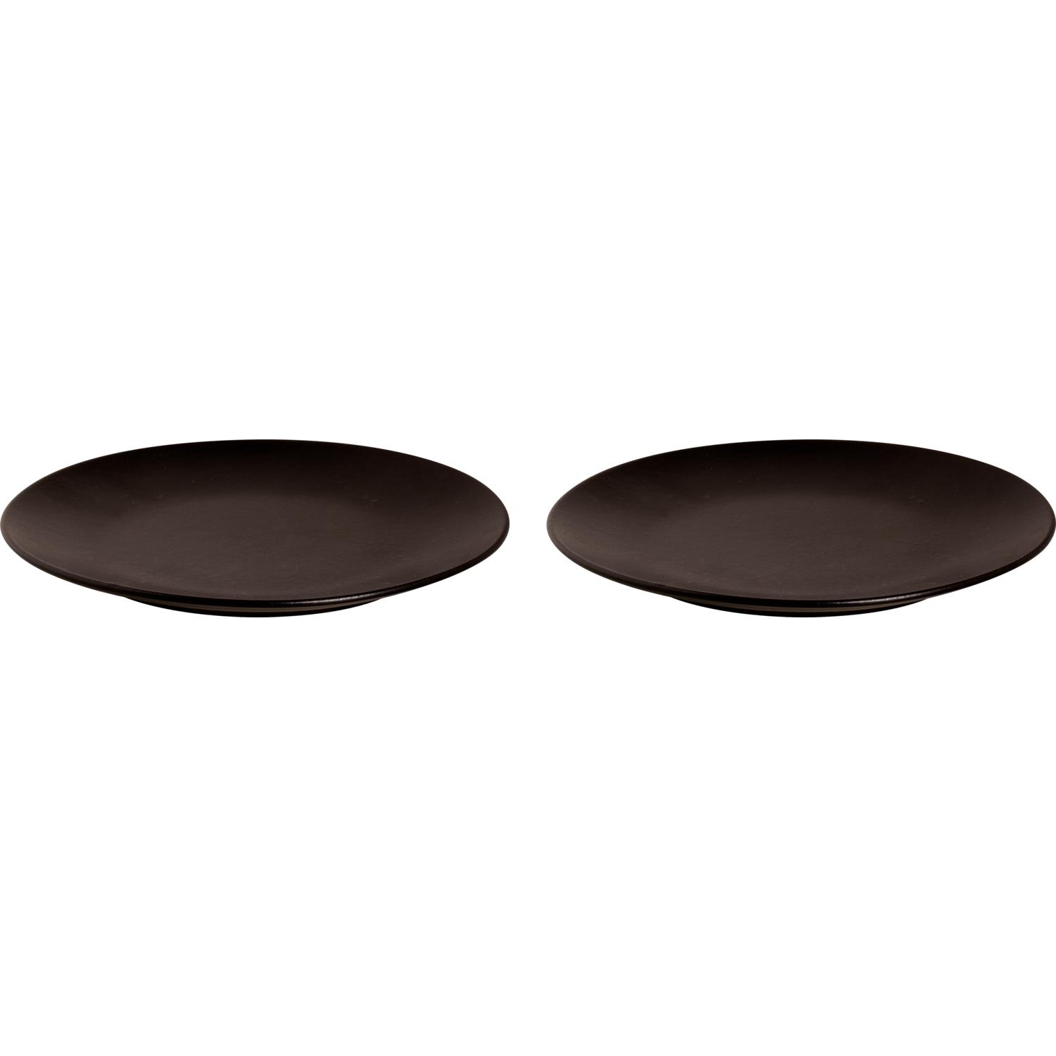 Mammoet Bord Moon 27 5 Cm Zwart Stoneware 2 Stuks Kopen Shop Bij FonQ