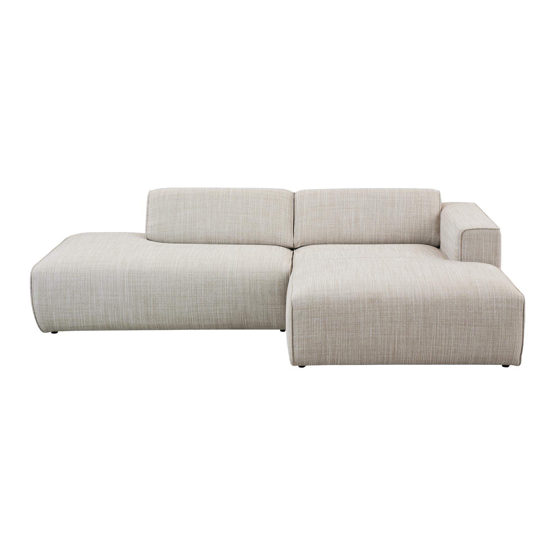 By Fonq Stretch Chaise Longue Bank Rechts Beige Kopen Shop Bij Fonq