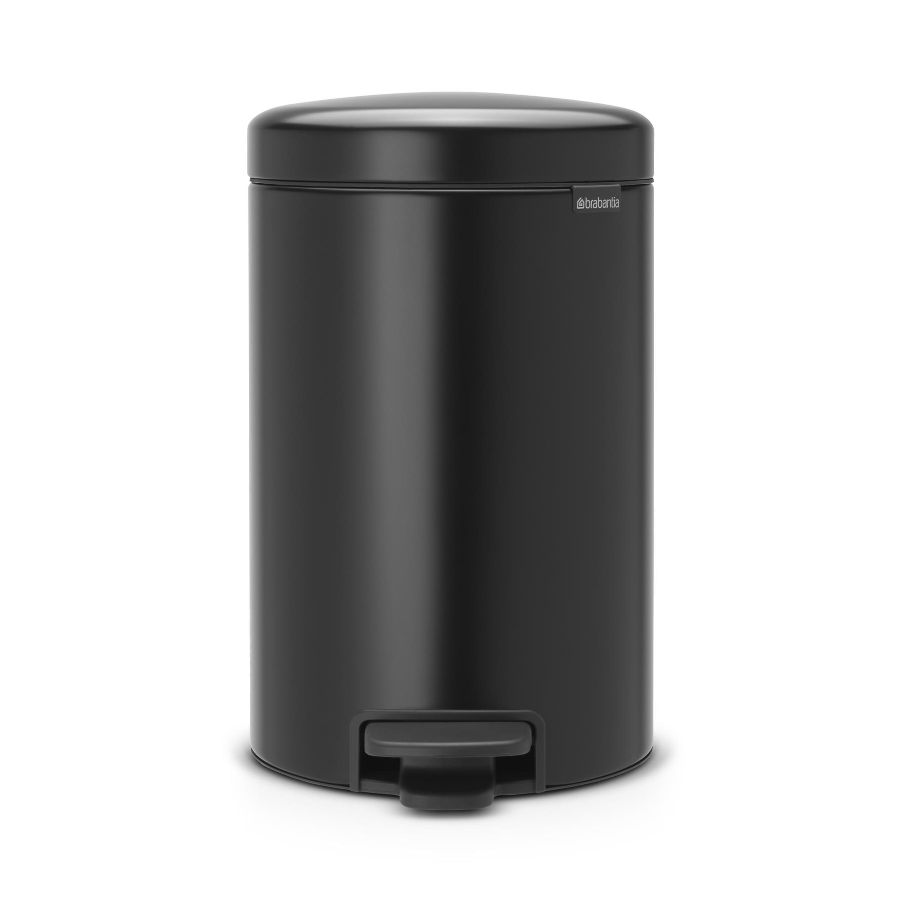 Brabantia Newicon Pedaalemmer L Mat Zwart Kopen Shop Bij Fonq