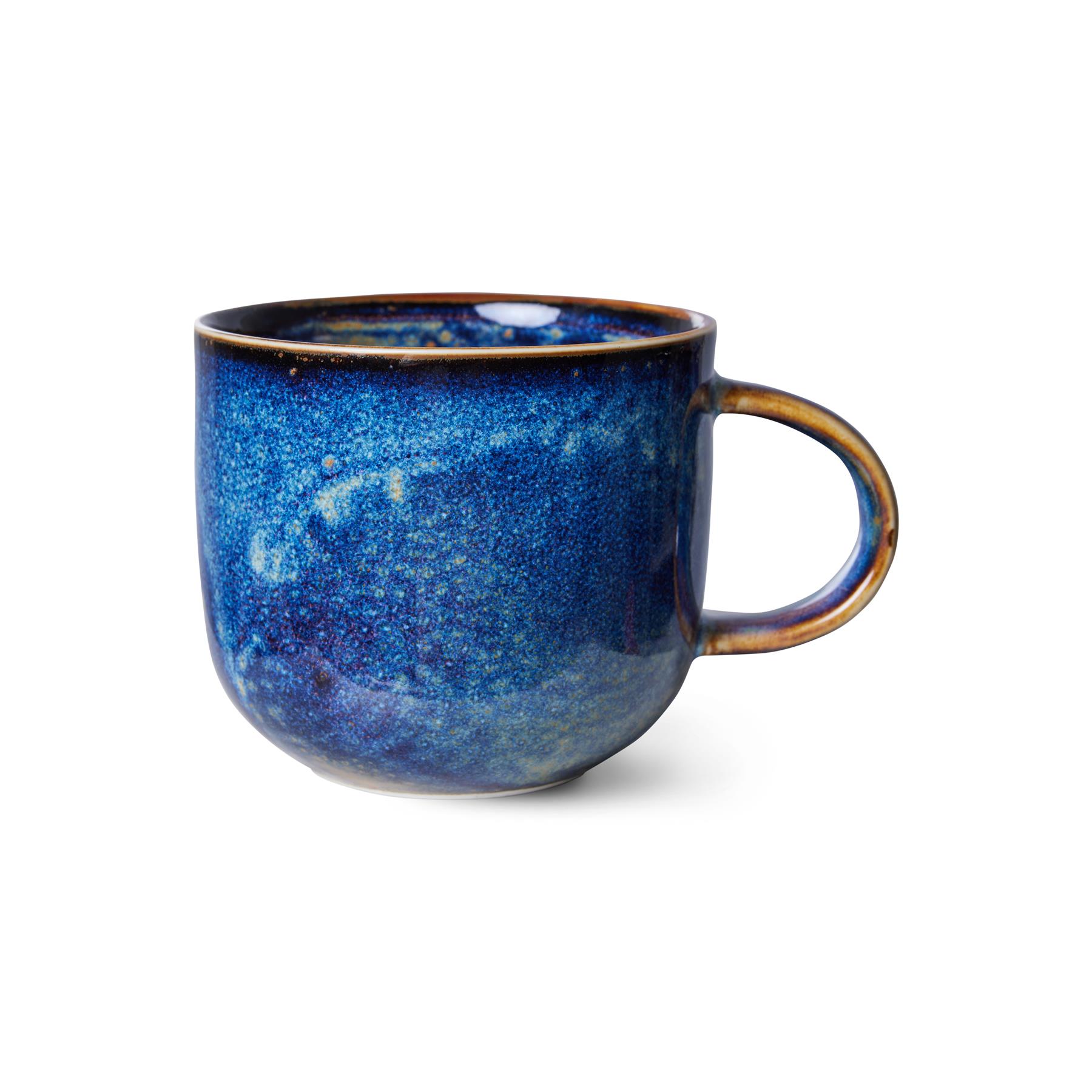 HKliving Chef Ceramics Mok Rustic Blue Kopen Shop Bij FonQ