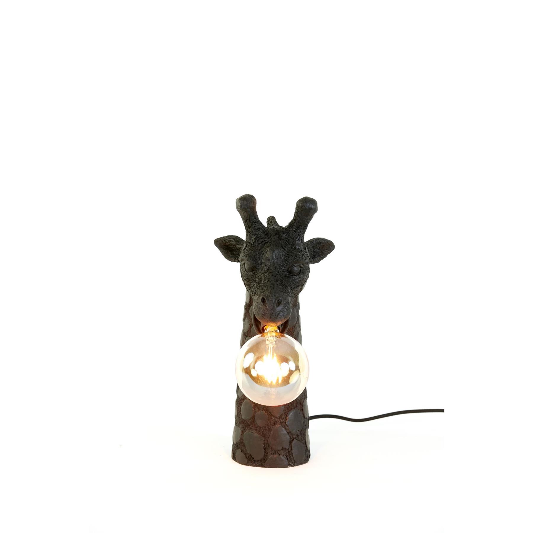 Light Living Tafellamp Giraffe Zwart 22 5x16x36cm Kopen Shop Bij