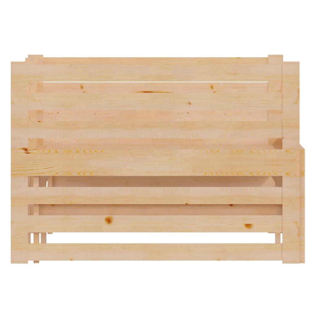 vidaXL Bedbank uitschuifbaar grenenhout 2x(90x200) cm kopen? Shop bij fonQ!