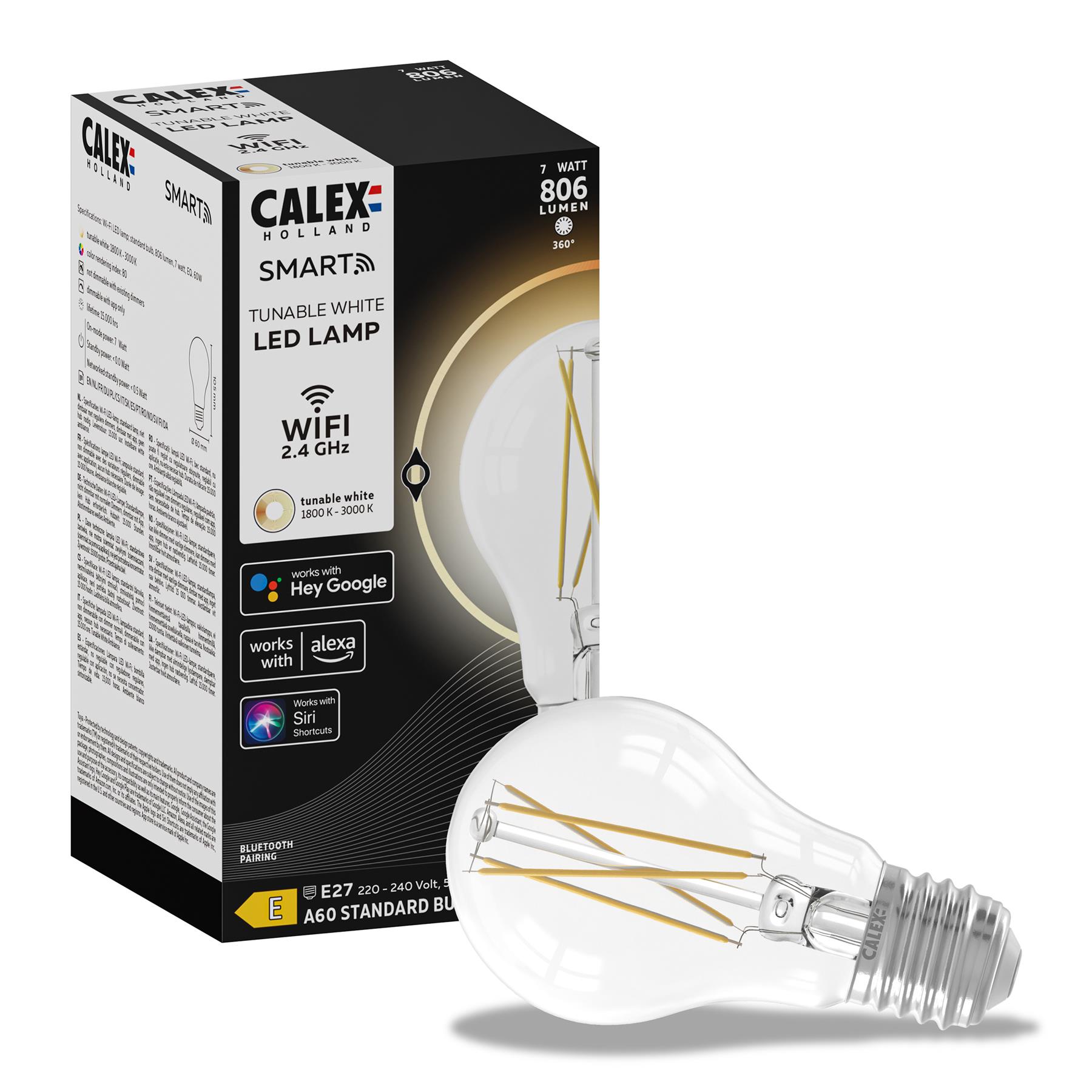 nakomelingen B.C. Evalueerbaar Calex Smart LED E27 A60 13 cm Standaardlamp kopen? Shop bij fonQ!