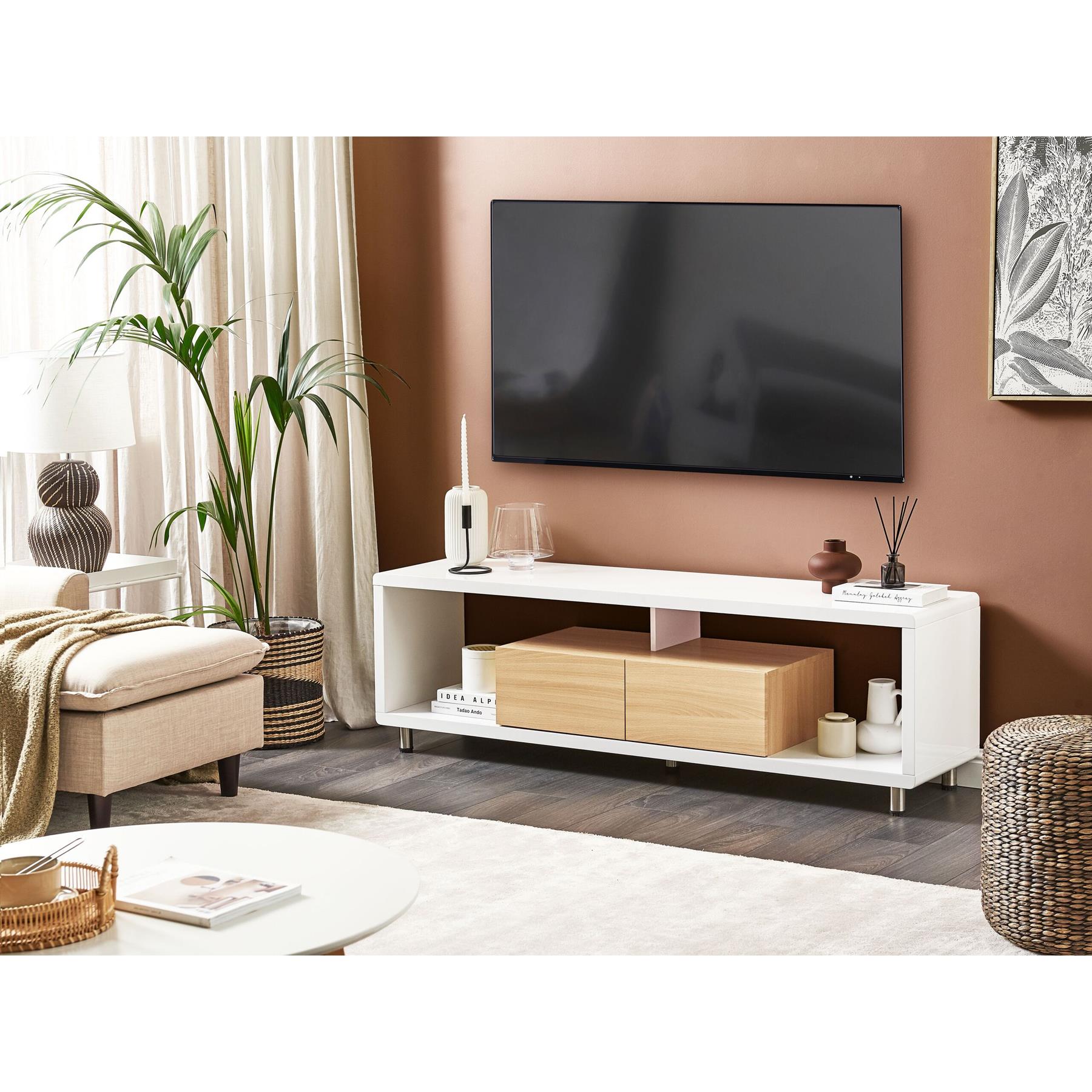 type specificeren Industrialiseren Beliani KNOX TV-meubel lichte houtkleur kopen? shop bij vtwonen by fonQ!