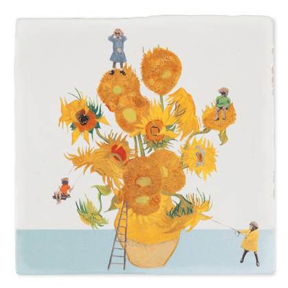 StoryTiles The Sunflower Expedition Siertegel Keramiek 10 x 10 cm online kopen