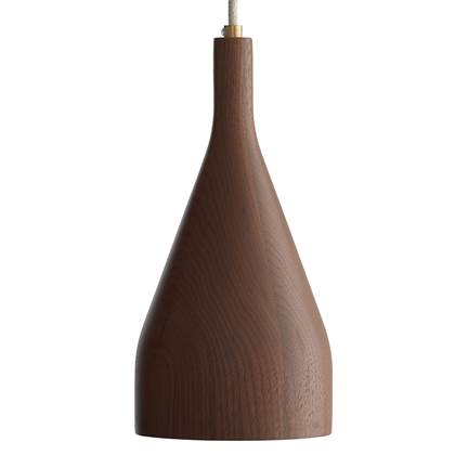 Hollands Licht Timber hanglamp bruin, uit de Timber serie.