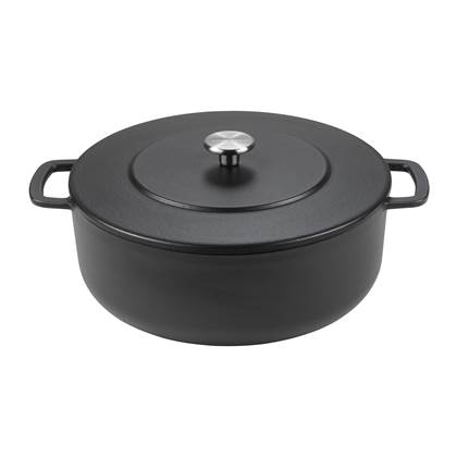 Combekk Sous-Chef gietijzeren braadpan zwart Ø 24 cm
