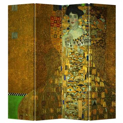 Fine Asianliving Kamerscherm Scheidingswand 4 Panelen Gustav Klimt -