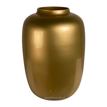 Vase The World Artic Gold Vaas L