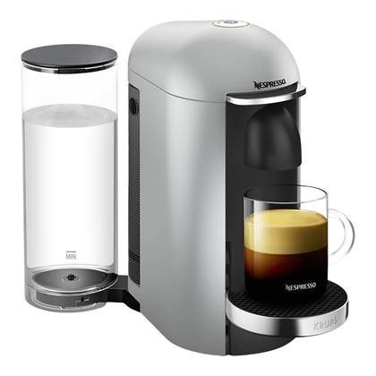 Nespresso Krups koffieapparaat VertuoPlus Deluxe Rond(Zilver ) online kopen