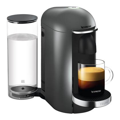 Nespresso Krups koffieapparaat VertuoPlus Deluxe Rond(Grijs ) online kopen