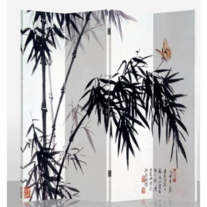 Fine Asianliving Kamerscherm Scheidingswand 4 Panelen Bamboe