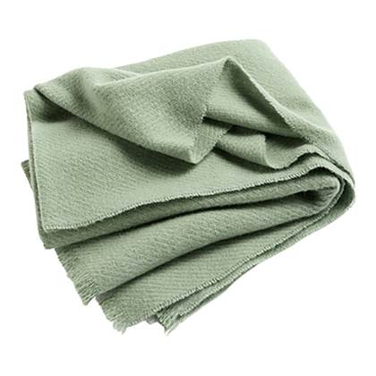 Hay Mono Plaid blanket - Verdigris Green