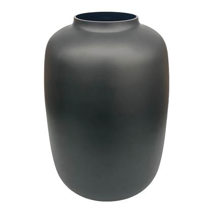 Vase The World Artic Vaas M Black