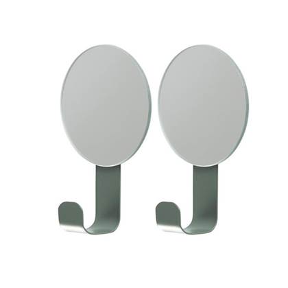 Lisomme Aantrekkelijke spiegels met haak voor aan de muur in de gang, badkamer, kinderkamer of keuken