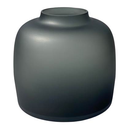 Vase The World Bartica Vaas S H 19 x Ã 21 cm Satin Grey