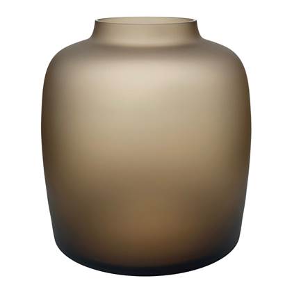 Vase The World Bartica Vaas L - H 30 x Ã 32,5 cm - Satin Taupe