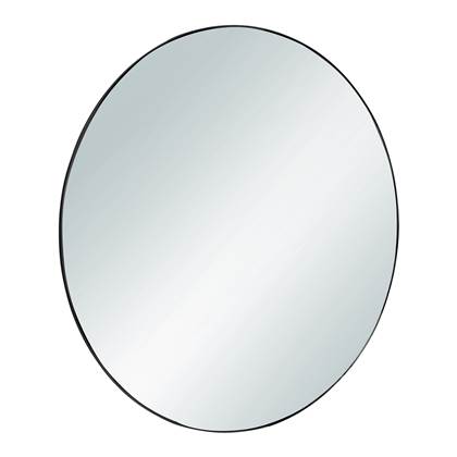 Mirrors and More Mila Wandspiegel Ø 50 cm - Zwart
