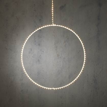 Luca Lighting Cirkel Kerst Sfeerverlichting Ø 50 cm - Classic Wit