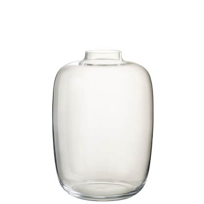 Dulaire Deze bijzondere vaas is vrij groot met zijn hoogte van 35 cm. Hij is gemaakt van transparant glas. Daarbij is hij waterbestendig en perfect voor bloemen.