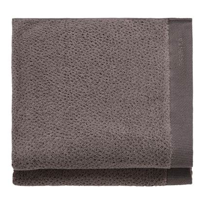 Essenza Connect Organic Breeze Handdoek 70 x 140 cm - Set van 2 - Stone grey