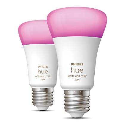 Philips Hue White & Color Ambiance Lichtbron - E27 - 2-pack