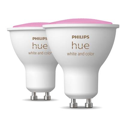 Philips Hue White & Color Ambiance Lichtbron - GU10 - 2-pack
