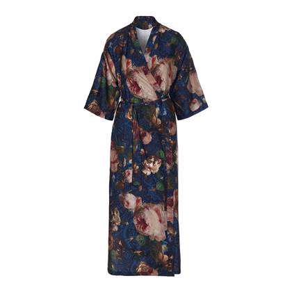 Essenza Jula Gallery of Roses Kimono L - Blauw