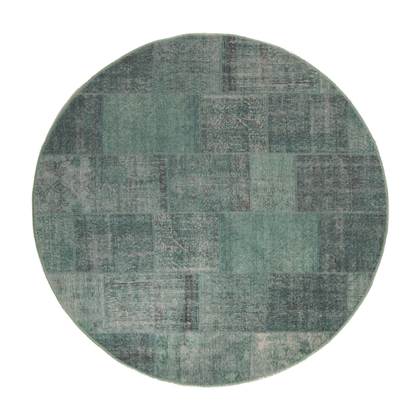 Interieur05 Vloerkleed Patchwork rond Groen Lara 190cm (L ) online kopen