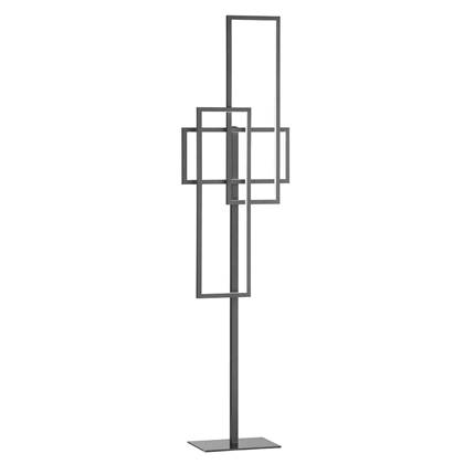 Wofi - Vloerlamp Zenit Grijs 160 cm