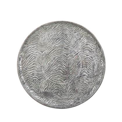 Beliani KITNOS Decoratiefiguur zilver