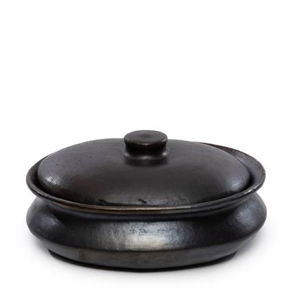 Bazar Bizar  De Burned Ovale Pot - Zwart