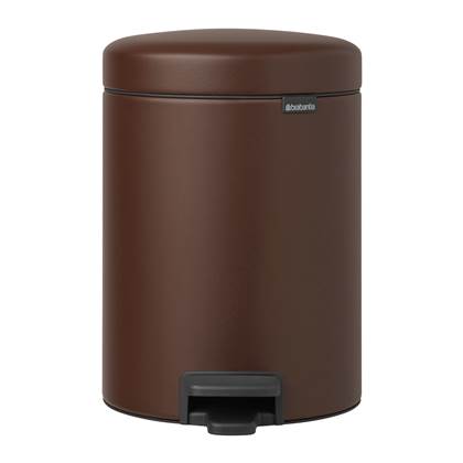 Brabantia NewIcon Pedaalemmer 5 Liter - Mineral Cosy Brown