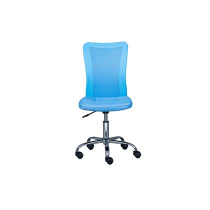 Hioshop Bonnie kantoorstoel licht blauw.