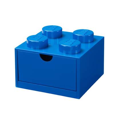 LEGO® Brick 4 Opbergbox Met Lade - Blauw