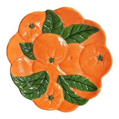 &k amsterdam Sinaasappel Bord - Oranje