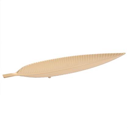 CASA DI ELTURO Metalen Tray Leaf - Goud - XL - L55 cm