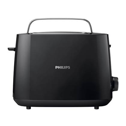 Philips Toaster HD2581/90 Daily Collection geïntegreerde opzethouder voor broodjes, 8 bruiningsgraden, zwart online kopen