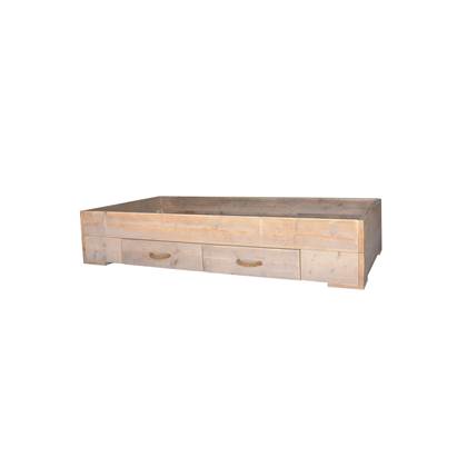 Wood4you - Eenpersoonsbed Billy steigerhout 206Lx43Hx96D cm