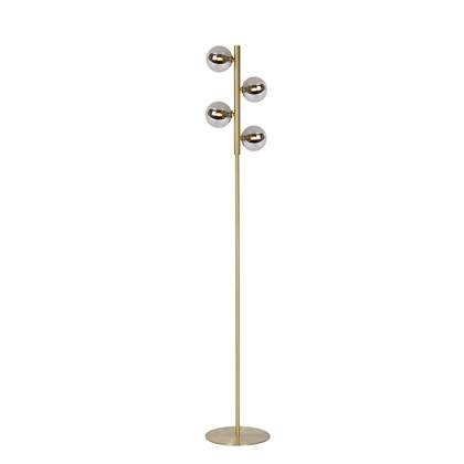 Lucide TYCHO Vloerlamp - Mat Goud / Messing
