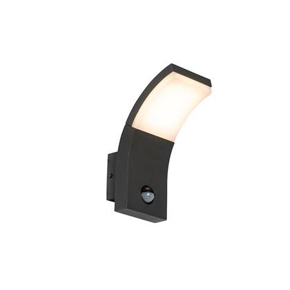QAZQA LED Sensorlamp litt Antraciet Modern L 8.4cm