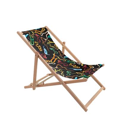Seletti Deck Chair ligstoel Snakes