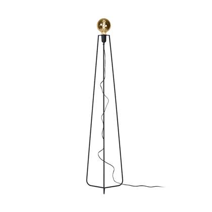 Atmooz - Vloerlamp Clarisse - Staande Lamp - Stalamp - Woonkamer - Zwart - Hoogte 141cm - Metaal