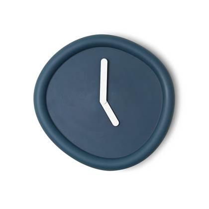 Werkwaardig Round Clock - Deepblue