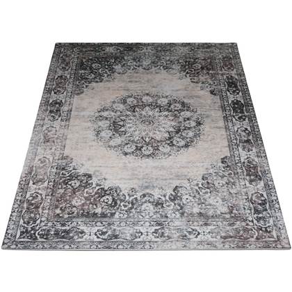 Veer Carpets - Vloerkleed Viola Antraciet 160 x 230 cm
