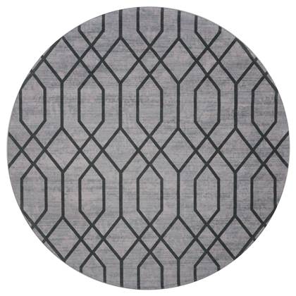 Veer Carpets - Vloerkleed Pattern Rond Groen ø200 cm