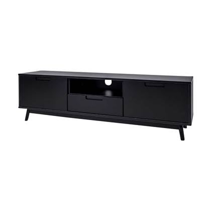 Artichok Larissa houten tv meubel zwart - 150 x 38 cm