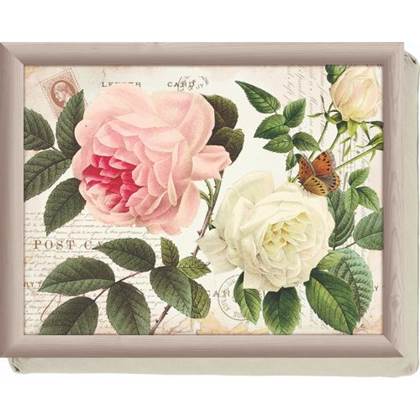 Creative Tops - Laptray, Schoot Dienblad, Rose Garden, 44 x 34 cm - Cr